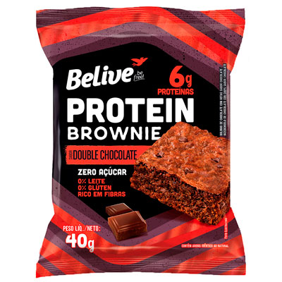 PROTEIN BROWNIE BELIVE ZERO DP (10 X 40g)