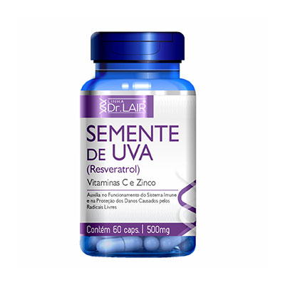 SEMENTE DE UVA (RESVERATROL, VIT C R ZINCO) 60 CAPS UPNUTRI